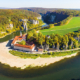 Der Donaudurchbruch beim Kloster Weltenburg im Naturschutzgebiet „Weltenburger Enge”.