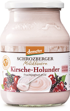 Kirsche-Holunder Joghurt