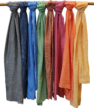 Baumwoll Schals in verschiedenen Farben