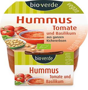 Hummus Tomate-Basilikum