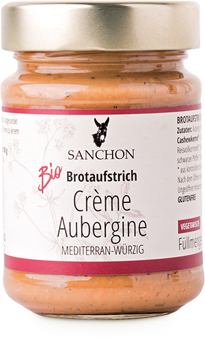 Crème Brotaufstrich Aubergine 
