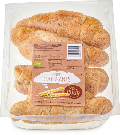Dinkel-Croissants