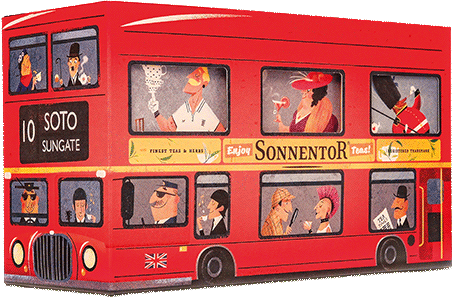 Schwarztee London Bus