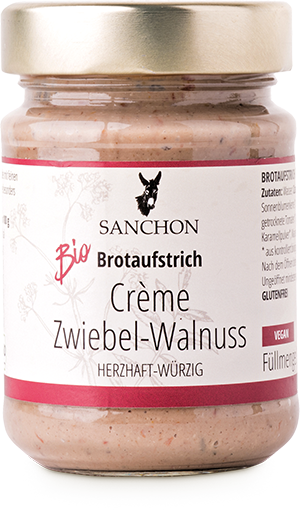 Crème Brotaufstrich Zwiebel-Walnuss 