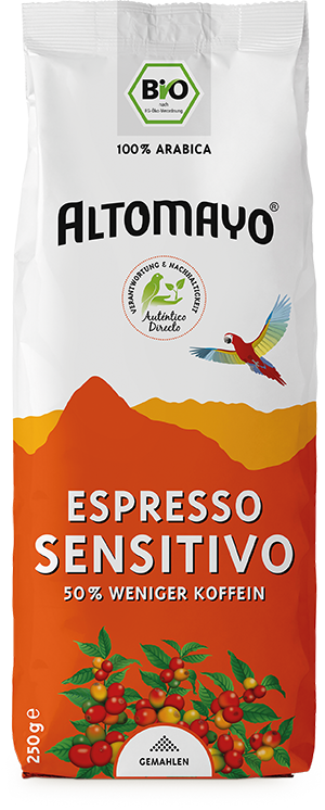 Espresso Sensitivo, gemahlen