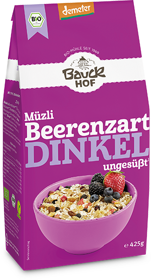 Dinkel-Müzli Beerenzart