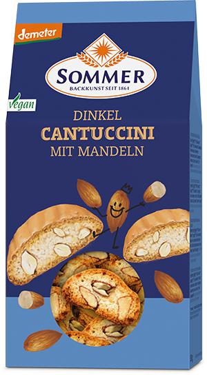 Dinkel-Cantuccini  mit Mandeln
