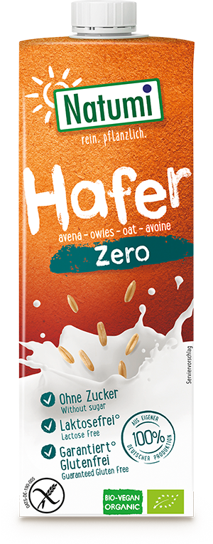 Hafer-Drink Zero, zuckerfrei