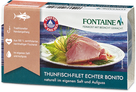 Thunfisch-Filet Echter Bonito naturell