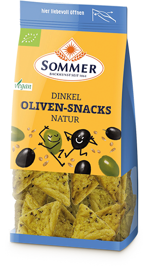 Dinkel Oliven-Snacks Natur